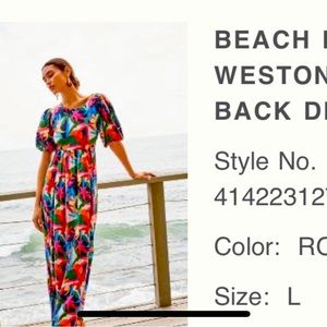 NWT Anthropologie dress (brand beach riot) brand new! Stunning  maxi